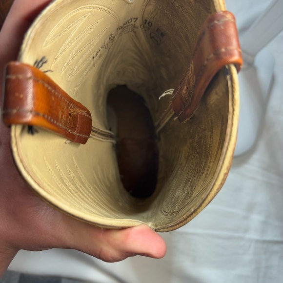 Vintage ACME Men’s Cowboy Brown Boots Size 10 - Picture 6 of 9